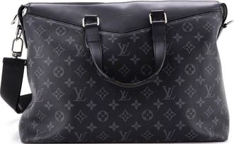 Louis Vuitton Black Monogram Eclipse Canvas Explorer Briefcase (Authentic Pre- Loved)