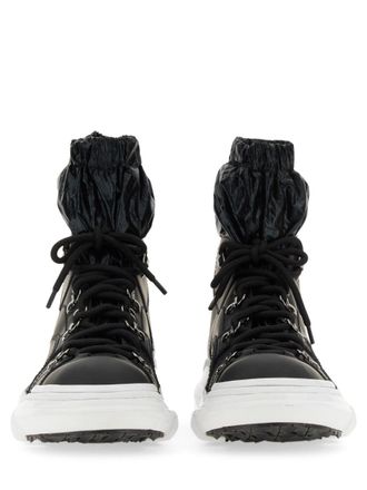 Dolce & Gabbana Lace-Up Boot - Black