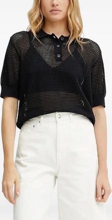 IVY OAK Polo Flo con inserti - Nero