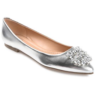 Journee Collection Women & apos;s Renzo Medium and Wide Width Dress Flats