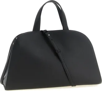 Tory Burch Hammered Leather Shoulder Bag - Black
