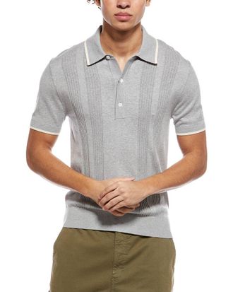 Todd Snyder Todd Snyder Silk-Blend Tipped Polo Shirt