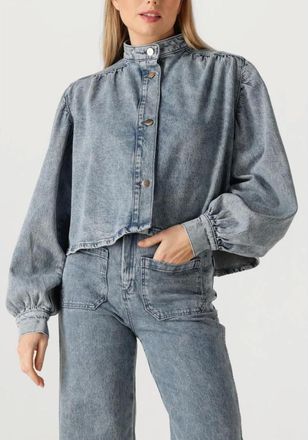 Ibana Overhemden, Dames, Blauw, XL, Katoen, Tessa Blouse