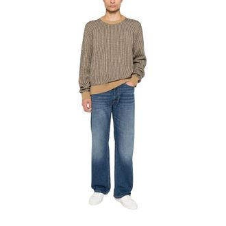 Calvin Klein Tieye Trui - Heren - Truien - Beige - Maat: L