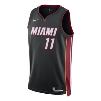 Nike NBA Jaime Jaquez Jr. Miami Heat Icon Edition Dri-FIT Swingman Jersey Black DN2011-017