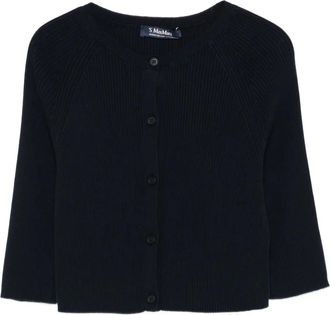 Max Mara Cardigan a coste - Blu