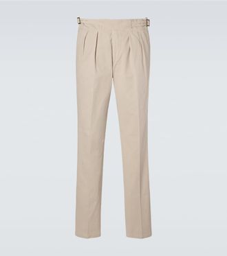 Rubinacci Manny cotton twill tapered pants
