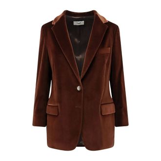 Saulina Milano Antonia Blazer - - Jackets - Donna - Marrone - S