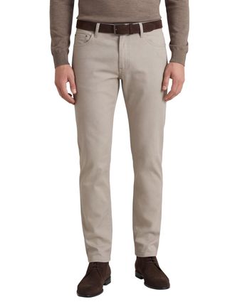Brax Brax 5-pocket beige geruit