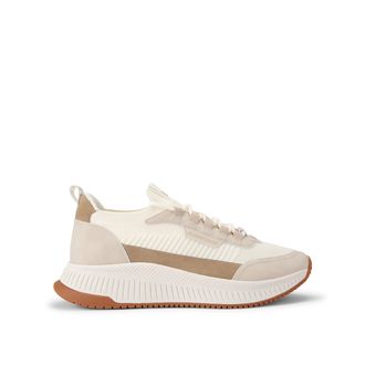 Kurt Geiger Mens Jasper Sneakers - Beige - Size UK 12