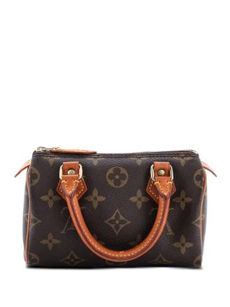 Louis Vuitton Speedy Mini HL Handbag Monogram Canvas satchel - Marrone