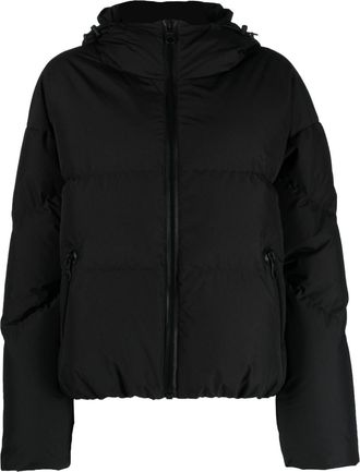 Cordova Meribel hooded ski jacket - women - Recycled Polyester/Polyester/Polyurethane/Feather Down - M - Black