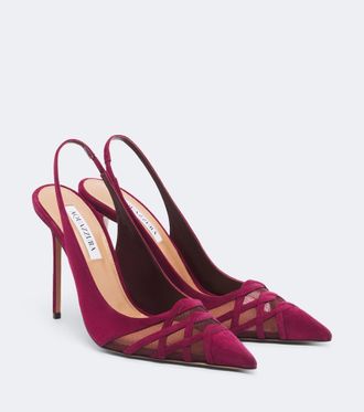 Aquazzura Salones destalonados Perfect Match de ante
