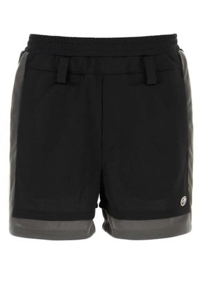 AMBUSH Black polyester bermuda shorts