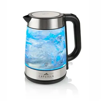 Eta Eta Crystela 615390000 Hervidor El&eacute;ctrico Acero Inoxidable Negro 1.7l