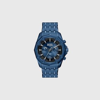 Diesel Stinger Blue Stainless Steel Watch - Timeframes - Man - Blue