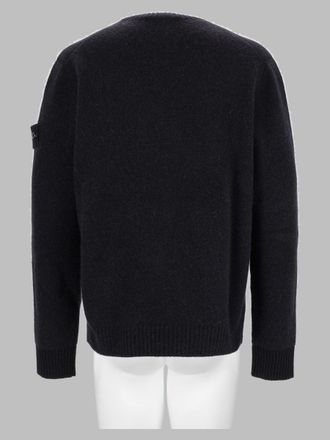 Stone Island Alpaca Wool Blend Sweater - Black