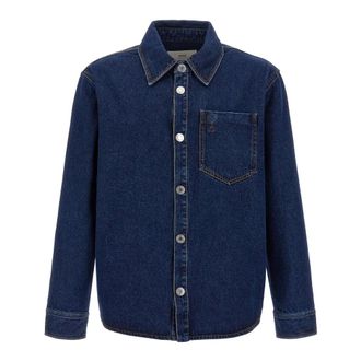 Ami Jassen, Heren, Blauw, L, Denim, Cotton Denim Shirt