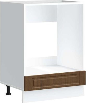 vidaXL Mueble De Horno Porto Marr&oacute;n Roble Madera Reconstituida Vidaxl