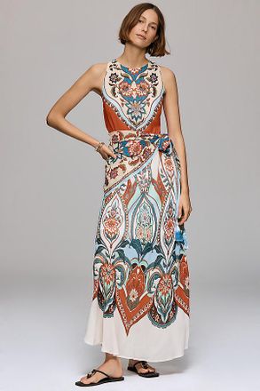 Farm Rio x Anthropologie Fit-and-Flare Maxi Dress