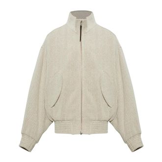 Jacquemus Chaqueta de Lana Losange - Jackets - Hombre - Beige - XL