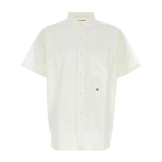 Nanam&iacute;ca Short Sleeve Shirts, male, White, Size: S Regular Collar Shirt