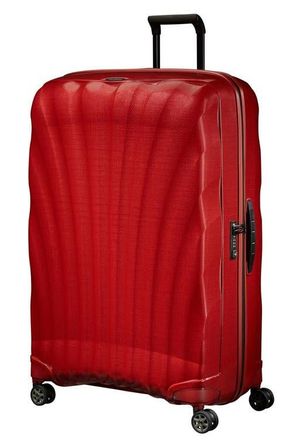 Samsonite C-LITE Hardside 33-Inch Extra Large Checked Spinner Luggage in Chili Red at Nordstrom, Size X-Large
