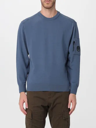 C.P. Company C. P. COMPANY Maglia girocollo in misto lana con finiture a costine