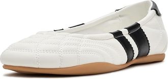 Madden Girl Pllay Womens Shoes White/Black : 6.5 M, Synthetic
