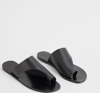 ATP Atelier Womens Rosa Vacchetta Sandal In Black