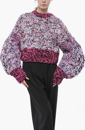Loewe Pullover Girocollo con Maniche a Palloncino Loewe