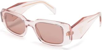 Prada Symbole Zonnebril - Dames - Zonnebrillen - Roze - 49 MM - Accessoires