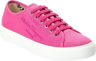 Ferragamo Mediterr Canvas Sneaker