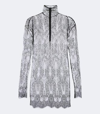 Dolce & Gabbana Floral lace minidress