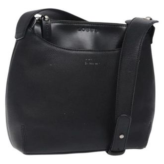Loewe Tweedehands leren schoudertassen - Dames - Pre-owned - Zwart - Maat: ONE Size Leer