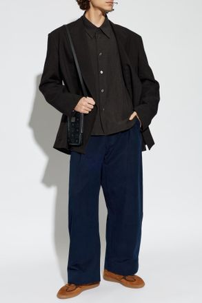 STUDIO NICHOLSON Nostra Shirt, Mens, Brown