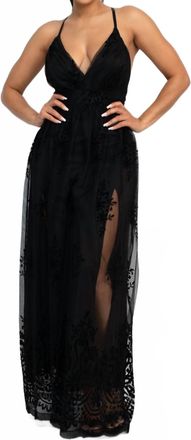 Iris Dark Nights Dress In Black