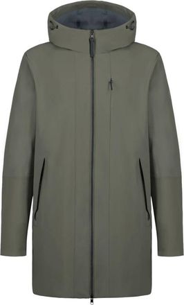 People of Shibuya Jassen, Heren, Groen, 2Xl, Softshell Hooded Parka met Laser Cut Details