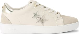 Carvela Womens Galassia Sneakers - Beige - Size UK 4