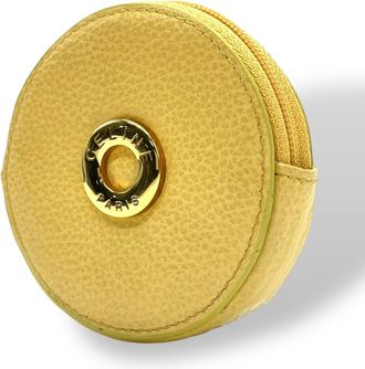 Celine Gold Yellow Leather Coin Purse/Coin Case (Pre-Owned)