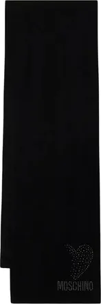 Moschino Bufanda de lana - Accessories - Mujer - Negro - ONE SIZE