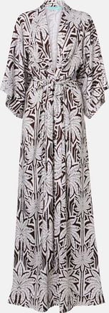 Melissa Odabash Abito lungo Eloise con stampa