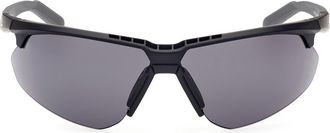 adidas 79mm Geometric Sunglasses in Smoke /Clear Lenses at Nordstrom