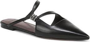 Vince Gilia Strappy Pointed Toe Flat Mule in Black at Nordstrom Rack, Size 5.5