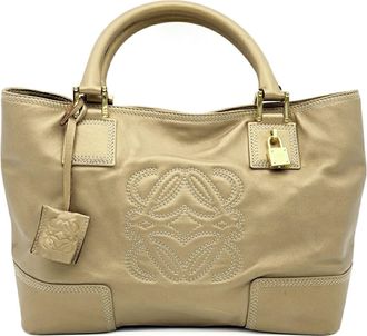 Loewe Gold Leather Tote Bag (Pre-Owned)