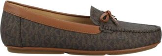 Michael Kors Juliette Moc - Dames - Loafers - Bruin - 37 EU - Leer - Schoenen