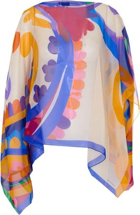 Etro Multicolor Printed Round Neck Top