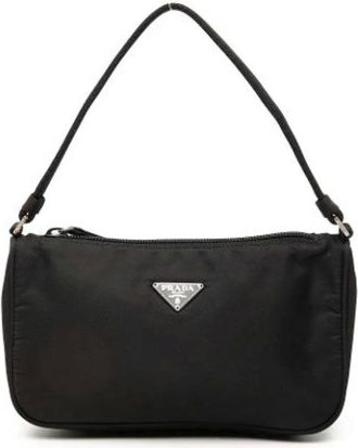 Prada Pre-owned Mini Bags, female, Black, Size: ONE SIZE Pre-owned Mini Shoulder Bag