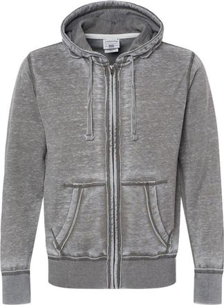 J. America Vintage Zen Fleece Full-Zip Hooded Sweatshirt