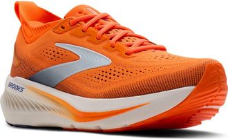 Brooks Glycerin 23 Running Shoe in Shocking Orange/Blue/White at Nordstrom, Size 11.5